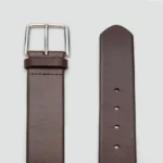 Men's Leather Buckle Belt - Image 3