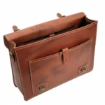 Old Angler Classic Leather Messenger Bag